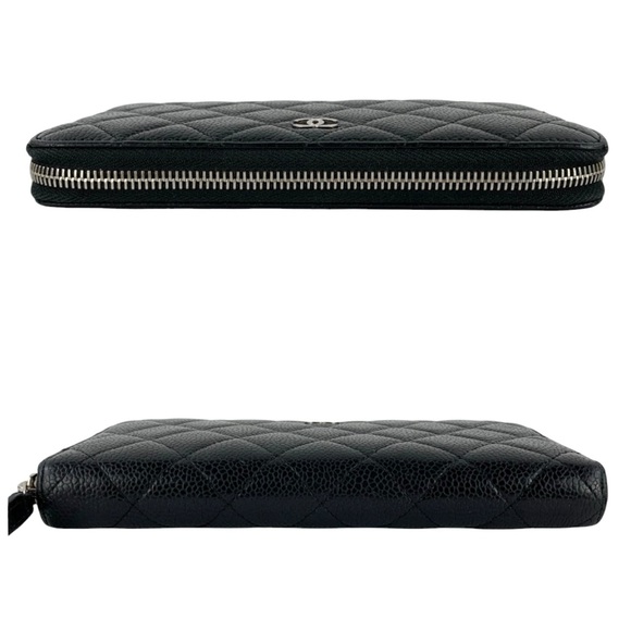 Chanel Matelasse Caviar Zip Around Wallet - Picture 4 of 8